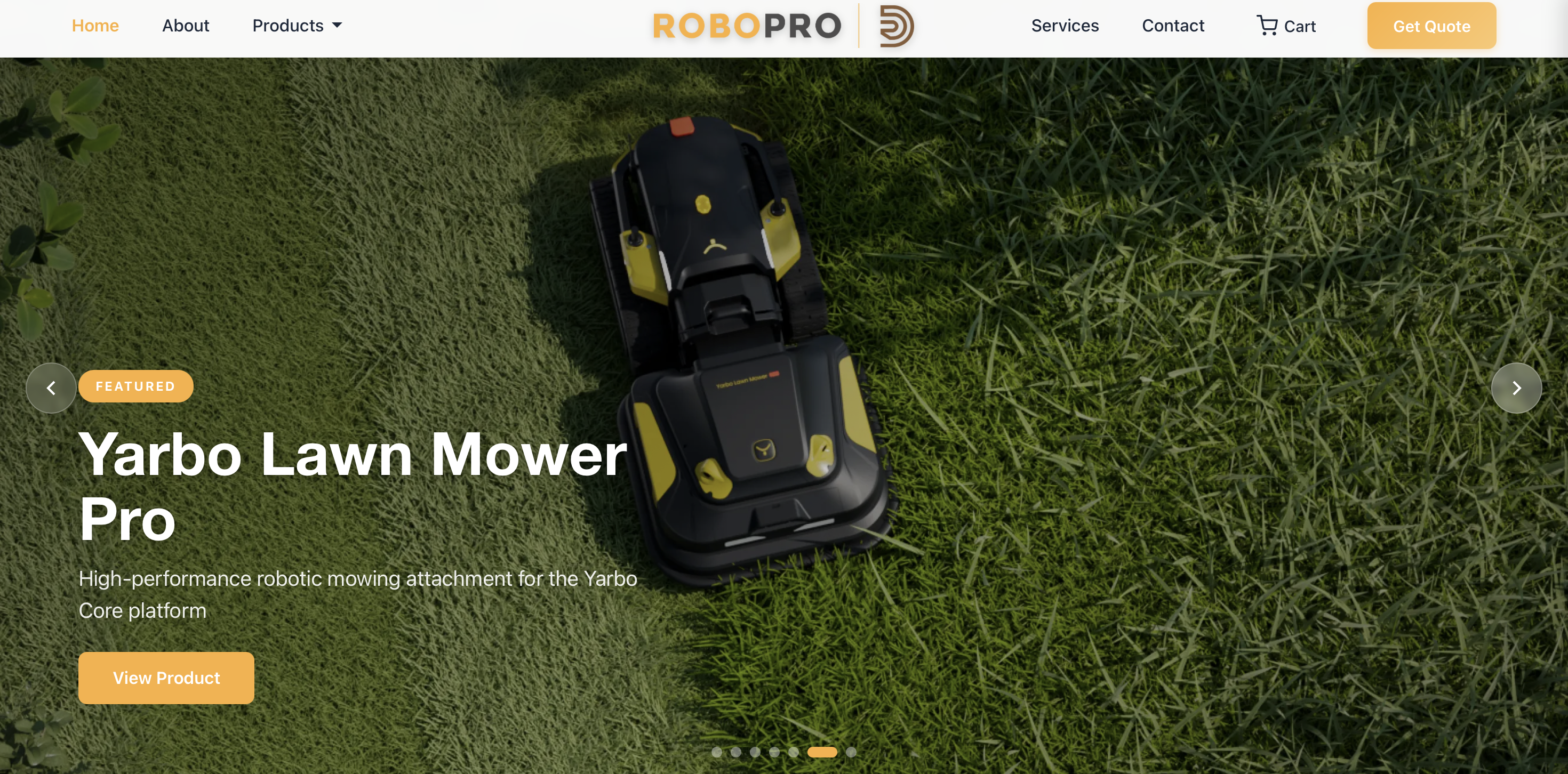 Robo Pro storefront preview
